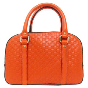 Gucci ssima Handbag Calfskin Black